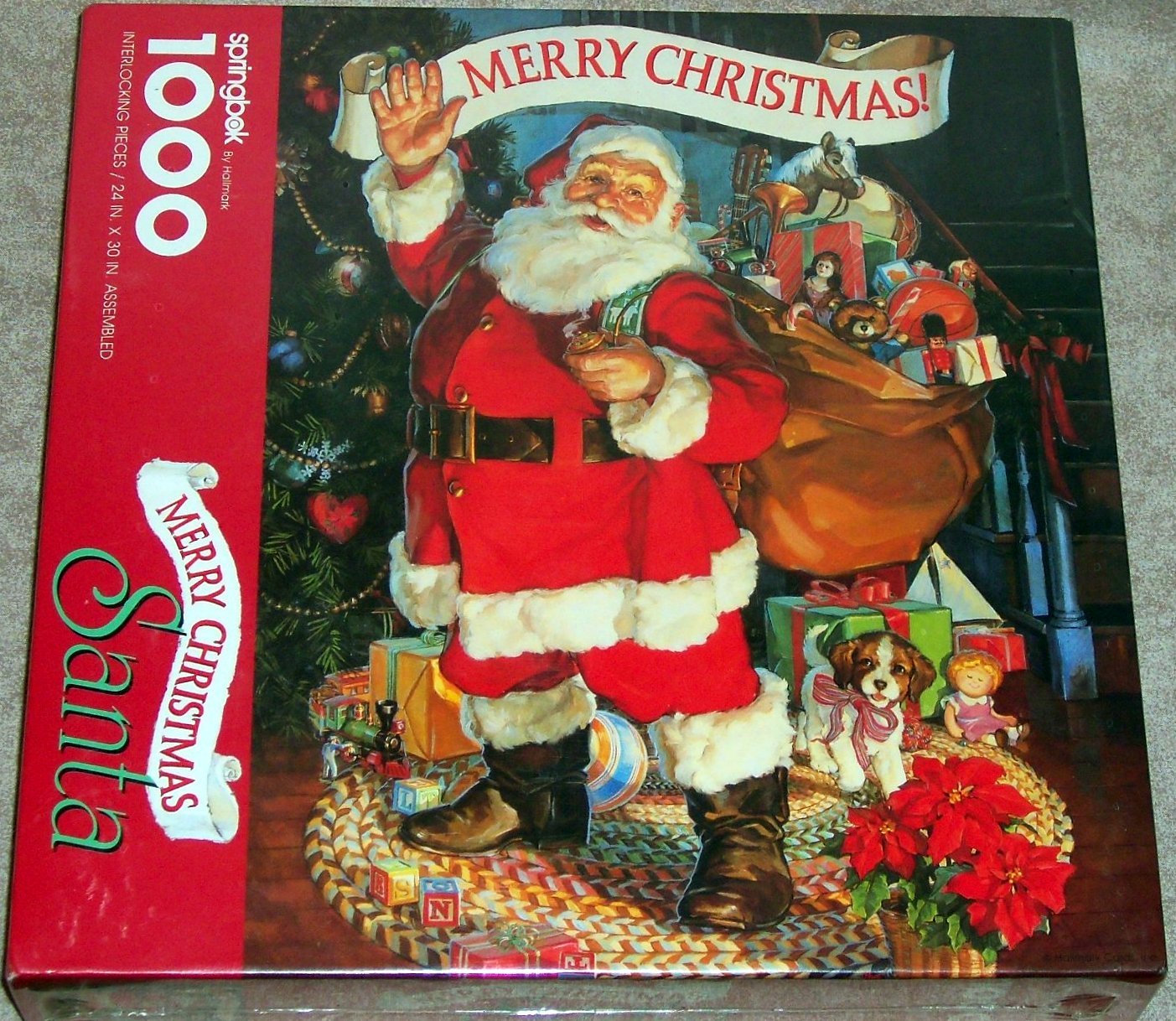 springbok 1000ピース ジグソーパズル クリスマス サンタ Amazon.com: Springbok 1000 Piece Puzzles for Adults - Set of 2
